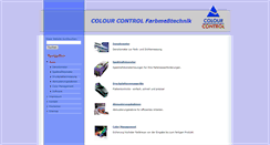 Desktop Screenshot of colour-control.com